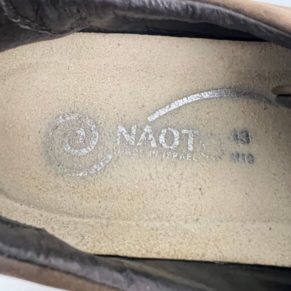 Naot Simiyu Oxford Cap Toe Mens Shoes Brown Suede Lace Up  EU 43 US 10 - Picture 5 of 8